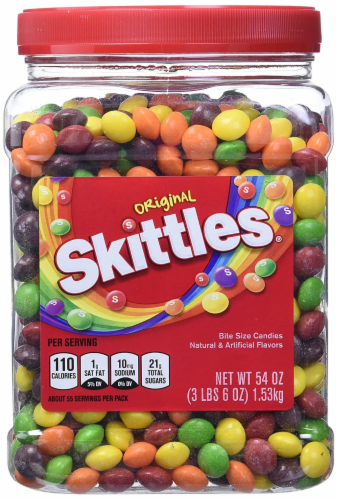 Skittles Original Fruity Bite Size Candies 54oz - 2 Jars, 2 Skittles Original Fruity Bite Size Candies 54oz - 2 Jars, 2