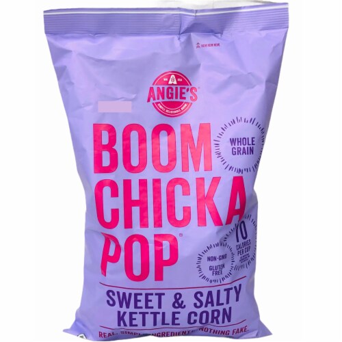 Angies Boom Chicka Pop Sweet & Salty Kettle Corn Popcorn 7 oz Perspective: front