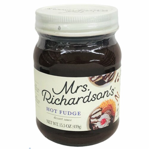 Mrs Richardson's Hot Fudge Dessert Sauce 15.5 oz Perspective: front