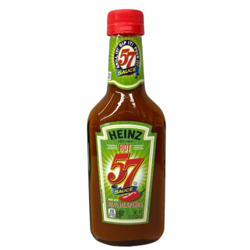 Heinz Hot 57 Sauce Made With Real Jalapenos 10 oz Perspective: front