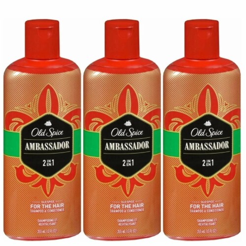 Old Spice 2 In 1 hampoo And Conditioner 12 oz - 3 Pack Perspective: front