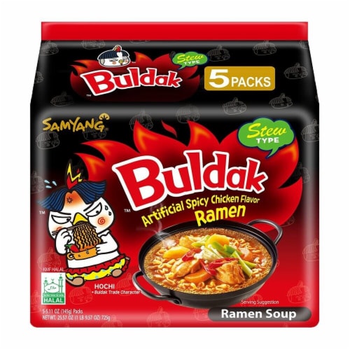 Samyang Buldak Ramen Spicy Chicken Flavored - 5 ct