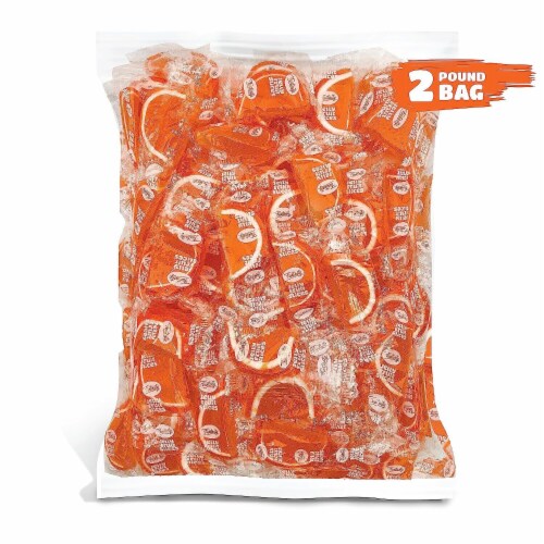 Orange Jelly Slices 2 Lbs - Wrapped Perspective: front