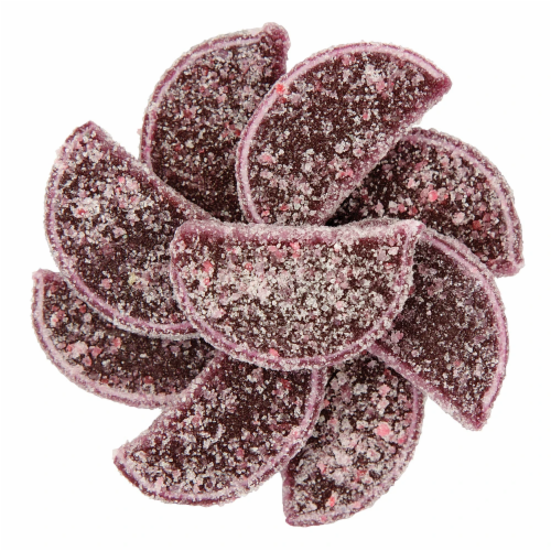 Fruit Slices Jelly Chewy Gummy 4oz - Grape Perspective: front