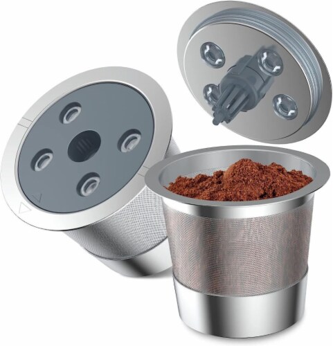 Kitcheniva Stainless Steel Reusable K Cups For K Supreme Pack of 2 Pack of 2 Foods Co