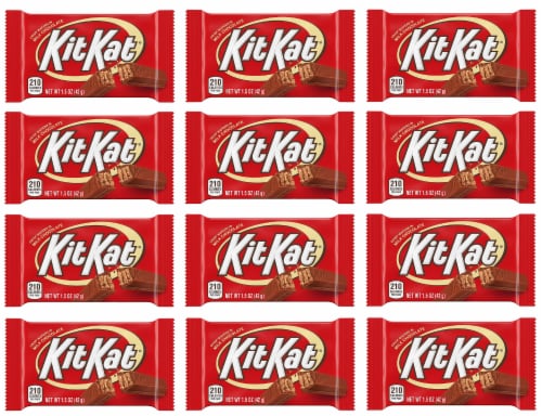 KitKat Milk Chocolate Crisp Wafers 1.5oz - Pack of 12 Perspective: front