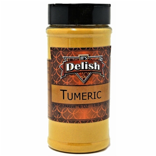 Its Delish Ground Turmeric 6 oz Perspective: front