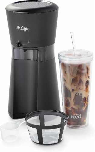 Kitcheniva Iced Coffee Maker With Reusable Tumbler & Coffee Filter - Black,  1 Set - Kroger