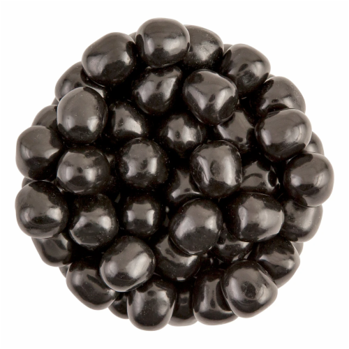 Black Cherry Fruit Sours Balls Halloween Candy - 8oz Perspective: front