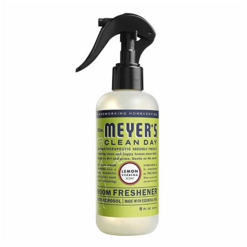 Mrs Meyers Clean Day Room Freshener 8oz Pack of 6 - Lemon Verbena Perspective: front