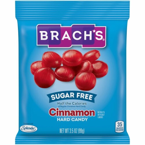 Sugar-Free Cinnamon Hard Candy Perspective: front