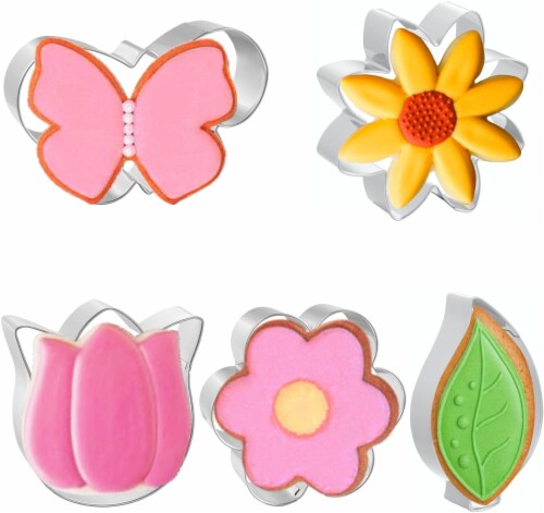 Stainless Steel Cookie Cutter Set Perspective: front