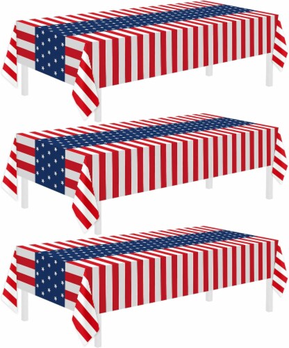 4th of july table linens