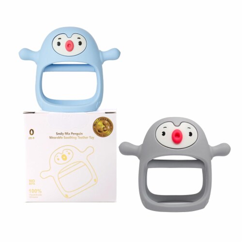 Smily Mia Soft Silicone Baby Teethers 2 Packs Perspective: front
