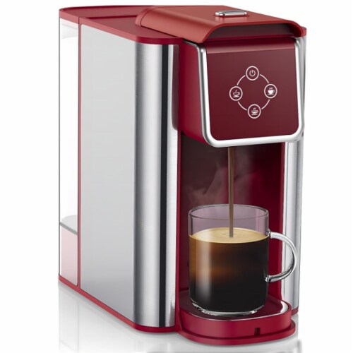 sifene 3 in 1 coffee maker single serve coffee brewer red