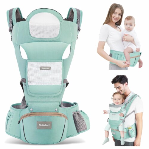 Baby carrier with a seat outlet