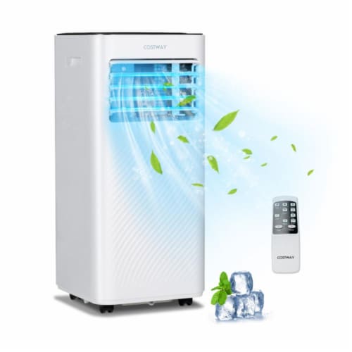 Costway 8000 BTU Portable Air Conditioner with Remote Control and Sleep