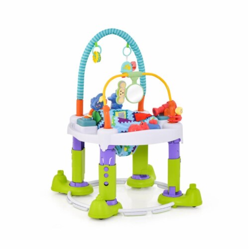 Hivvago 4 in 1 Baby Bouncer Activity Center with 3 Adjustable Heights Green 1 Smith s Food and Drug