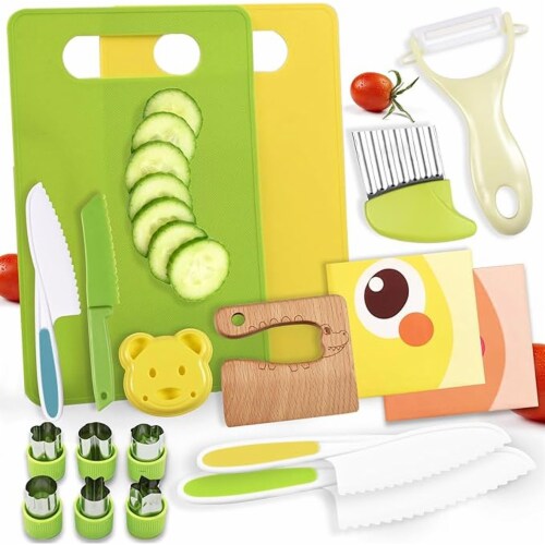 Acessorz Kitchen Tools Cookware Baking Toy for Toddlers Kids 18 Pieces Montessori 1 Fred Meyer