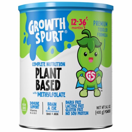 Plant Based Toddler Formula Growth Spurt Complete Nutrition Powder Formula, 14.1 Ounce (Pack of