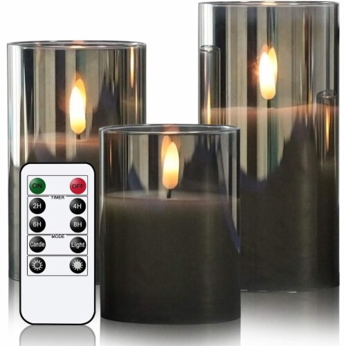 Led candles with timer and remote hotsell