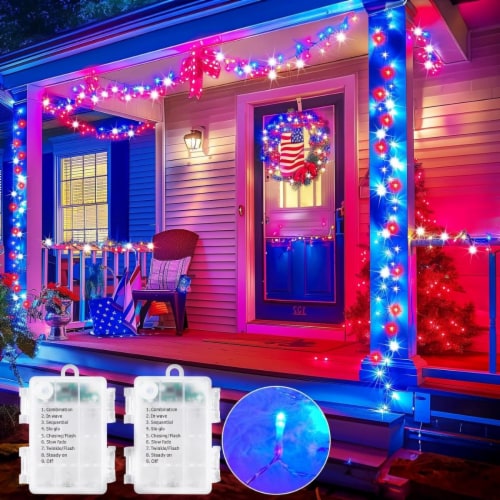 Icicle christmas lights battery operated hotsell
