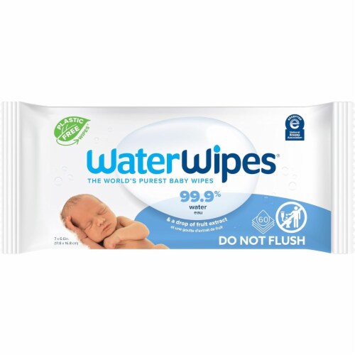 WaterWipes Plastic Free Original 60 Count (1 pack) 1 Piece Kroger