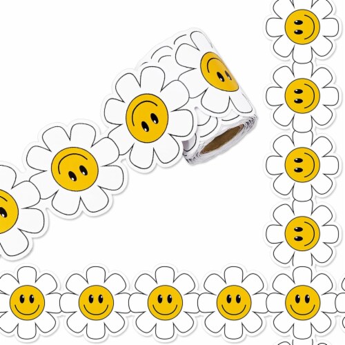 Whaline 32.8ft Strawberry Bulletin Board Borders Red Cute Cartoon Strawberry Die-Cut Rolled Border Trim For Classroom Office Chalkboard