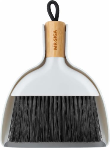 MR.SIGA Mini Dustpan and Brush Set Perspective: front