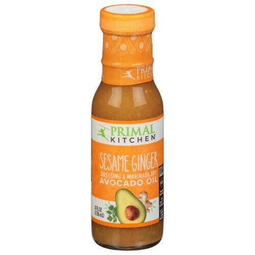 Primal Kitchen® Sesame Ginger Vinaigrette Salad Dressing &amp; Marinade, 6 ...