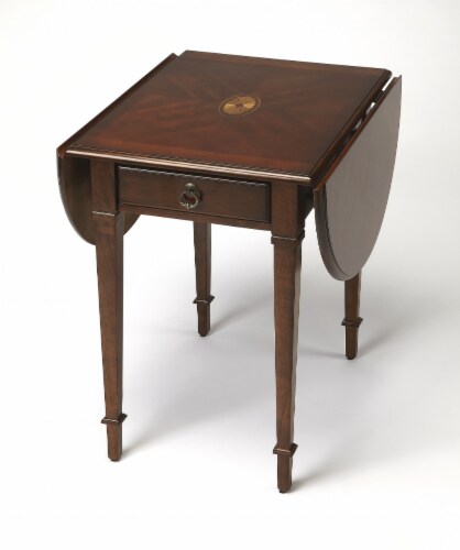 Traditional Cherry Drop Leaf Table Traditional Cherry Drop Leaf Table