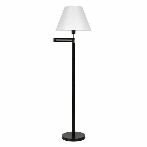Swing arm floor lamp black hotsell