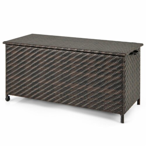 Hivvago 320L Outdoor Storage Box with Removable Liner and Universal