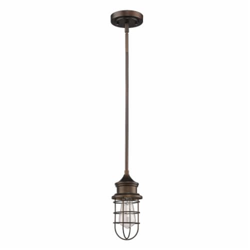 Bronze cage pendant light hotsell