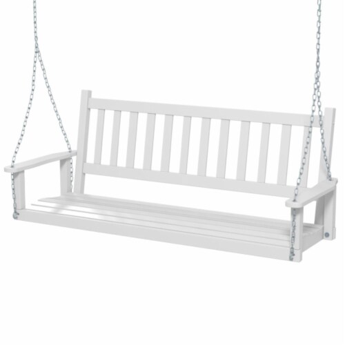 Hivvago 3 Person Wooden Outdoor Porch Swing with 800 lbs Weight Capacity 1 Jay C Food Stores