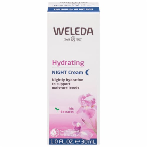 Weleda Iris Extract Hydrating Night Cream Perspective: front