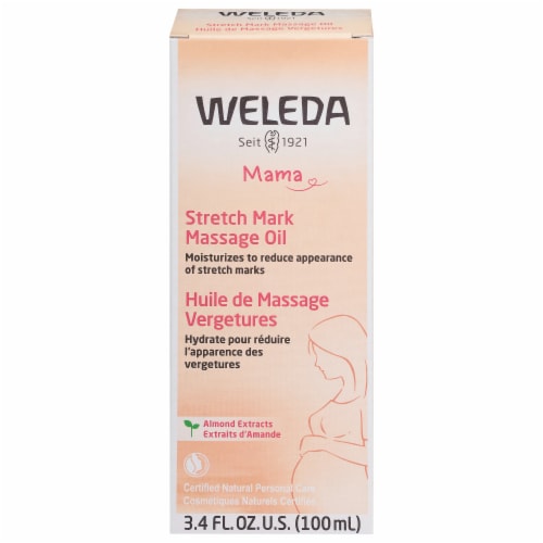 Weleda Stretch Mark Massage Oil Perspective: front