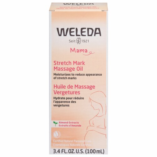 Weleda Stretch Mark Massage Oil Perspective: front