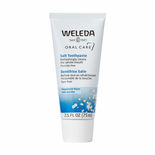 Weleda Peppermint Salt Toothpaste Perspective: front