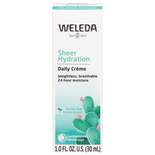 Weleda Sheer Hydration Daily Creme Perspective: front