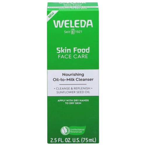 Weleda Skin Food Face Care Nourishing Oil-to-Milk Cleanser Perspective: front