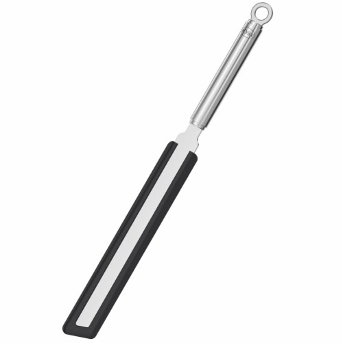 Rosle Stainless Steel Round Handle Crepes Turner, 12.6-Inch Perspective: front