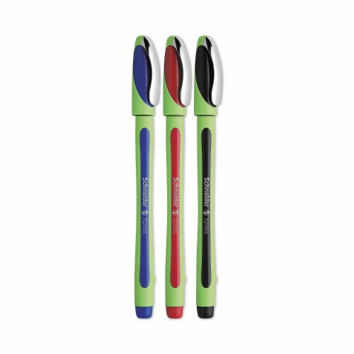 Schneider Xpress Felt Pen Fine Point Assorted Inks 3/Pack (190093) Perspective: front