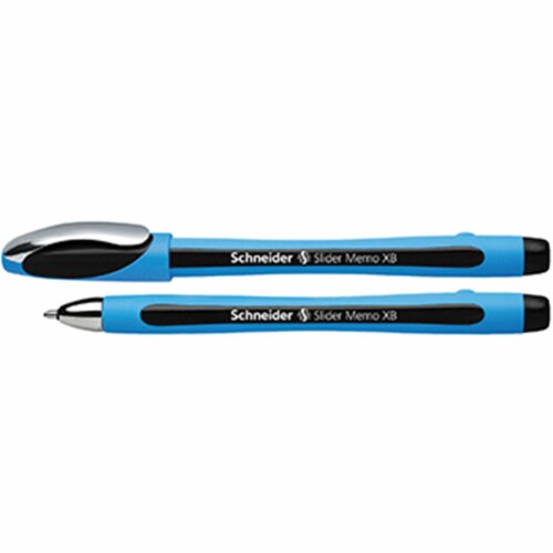 Schneider Black Memo Slider Xb Ballpoint Pen Perspective: front