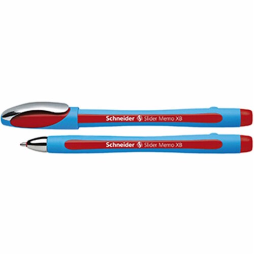 Schneider Red Memo Slider Xb Ballpoint Pen Perspective: front