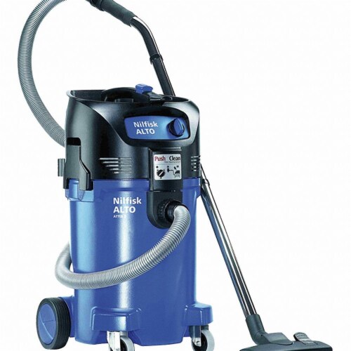 Nilfisk Shop Vacuum,12 gal.,Plastic,113 cfm 302004233 Perspective: front