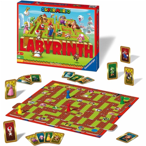 Ravensburger - Super Mario Labyrinth Board Game Perspective: front