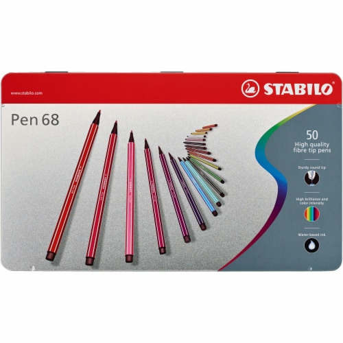 Stabilo Pen 68 Fiber Tip Pen Set Perspective: front