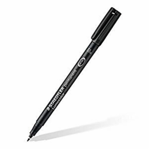 Tactical Gear  0.6 mm Lumocolor Universal Pen Permanent Fine&#44; Black Perspective: front