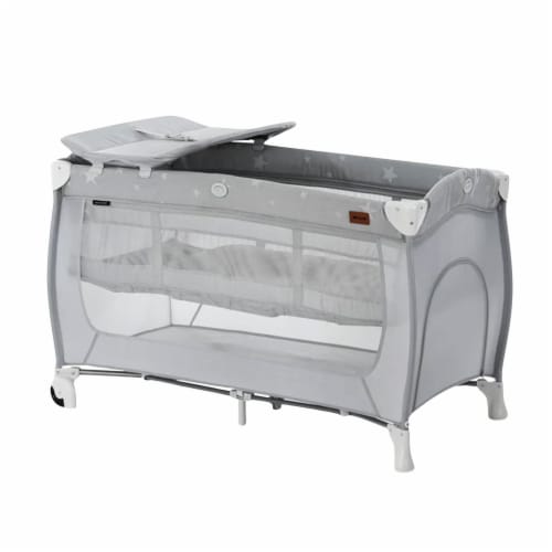 Travel crib with bassinet clearance